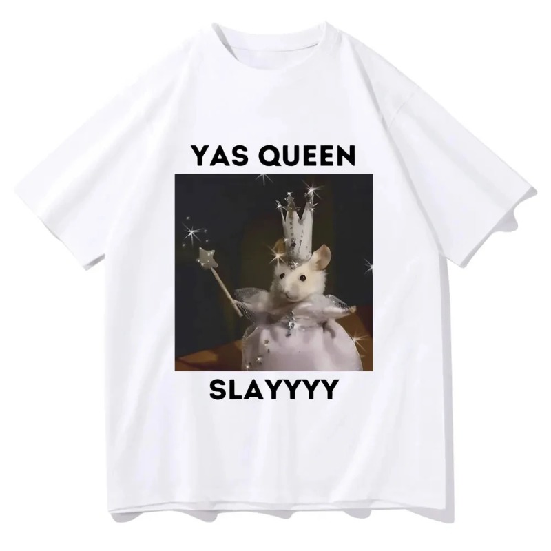 เสื้อยืดลายแฮมสเตอร์เศร้า ตลก  - Queen Street Fashion บทวิจารณ์และราคา