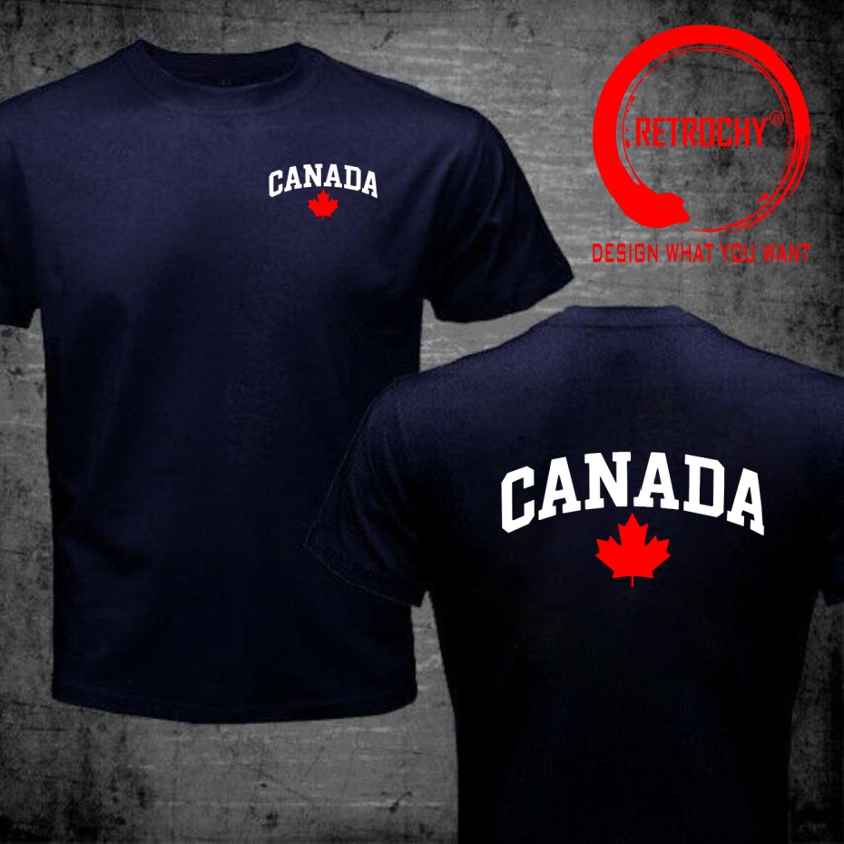 เสื้อยืดพิมพ์ลายตัวอักษรแคนาดา - Street Fashion Canada บทวิจารณ์และราคา