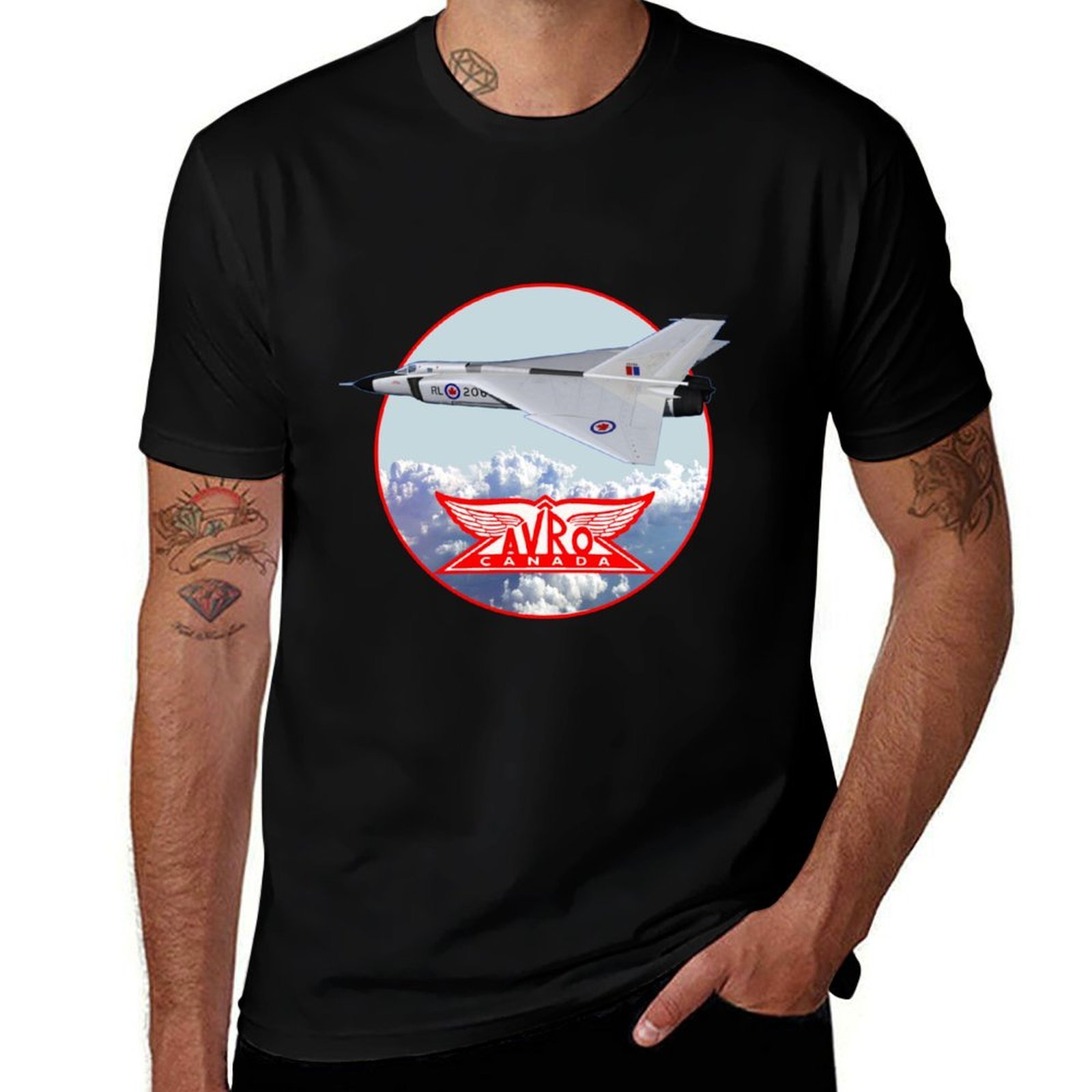 เสื้อยืด Avro Arrow Avro Canad - Street Fashion Canada บทวิจารณ์และราคา