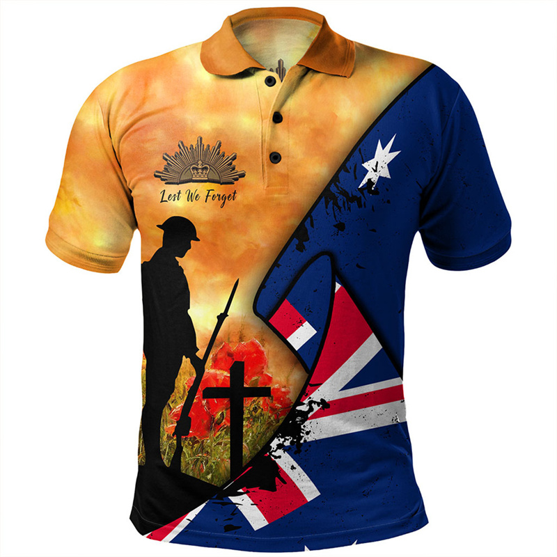 Lest เราลืม Anzac Day เสื้อโปโ - Street Fashion Men 2025 บทวิจารณ์และราคา