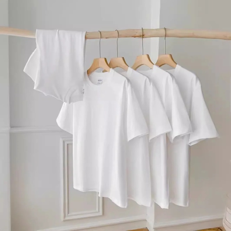 เสื้อยืดคอกลมแขนสั้นผ้าฝ้ายนุ่ - Street Fashion For Short Guys บทวิจารณ์และราคา