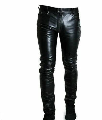 กางเกงหนังลำลองผู้ชายสีสันปี 2 - Queen Street Fashion บทวิจารณ์และราคา