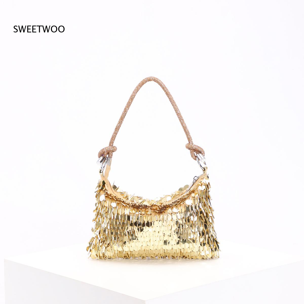 กระเป๋าถือทรงพระจันทร์ประดับกล - Fashion Street Night บทวิจารณ์และราคา