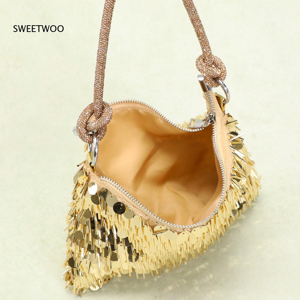 กระเป๋าถือทรงพระจันทร์ประดับกล - Fashion Street Night บทวิจารณ์และราคา