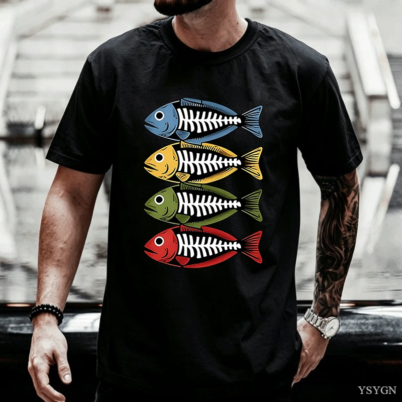 เสื้อยืดผ้าฝ้ายผู้ชาย ลายกราฟิ - Street Fashion For Short Guys บทวิจารณ์และราคา